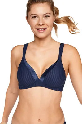 Produktbild von Naturana Naturana Streifen Soft-BH mit Schale marineblau 2411-84-00056