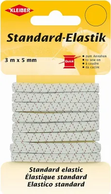 Obrázek produktu pro KLEIBER elastická páska 3 m x 5 mm bílá / červená