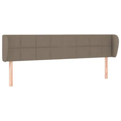 Produktbild von Kopfteil mit Ohren Taupe 203x23x78/88 cm Stoff