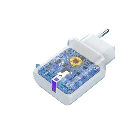 Immagine prodotto di Dudao A20Eu Caricabatterie da rete Usb-A 18W - Bianco + Cavo Usb-A - Lightning