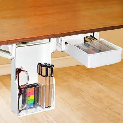 Produktbild von Famanu Untertischlade Selbstklebend - Organizer für Büro und Zuhause