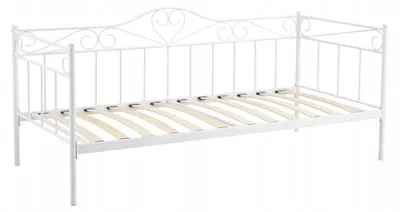 Produktbild von Furnitex Metallbett MBD8509 90x200 Weiß