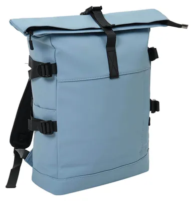 Produktbild von Leoberg Rucksack mit Rolltop-Verschluss - Rolltop-Tasche für Alltag und Freizeit in Blau-317104