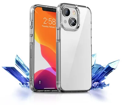 Productafbeelding van Transparante Hoes voor iPhone 13 met Stootvaste Bescherming