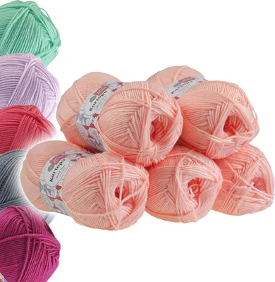 5x100g Strickgarn Kartopu BABY ONE hell lachs