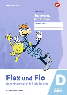 Image de Flex und Flo - Mathematik inklusiv Ausgabe 2021: Themenheft Sachrechnen und Größen D