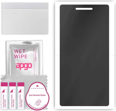 Produktbild von apgo Hydrogel Blickschutzfolie, Matt, kompatibel mit Huawei P9 lite 2018, Privacy Displayschutzfolie, Schutzfolie mit Positionierhilfe, Anti-Spy, kratzfest, einfache Montage