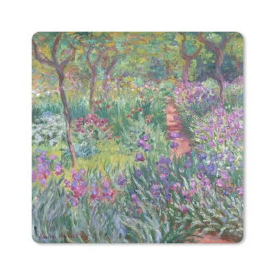Produktbild von MuchoWow® Mauspad Mousepad Der Garten des Künstlers in Giverny - Claude Monet 20x20 cm - Mousepads - Maus Mat - Pad - Mausunterlage - Desk Mat - Bureauartikeln