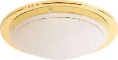 A close-up, studio shot of a ceiling light fixture.
