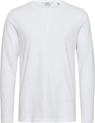 Image de !Solid SDVinton LS - T-shirt à manches longues pour homme, encolure Henley, col rond, coton de grande qualité