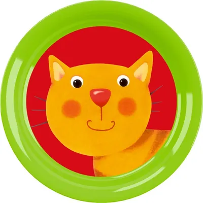 Produktbild von Coppenrath Verlag 18146 Teller Katze - Freche Rass