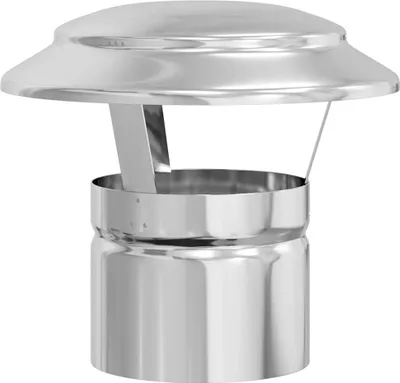 Produktbild von vidaXL Regenabdeckung Schornstein Silber 20 x 20 x 18 cm Edelstahl