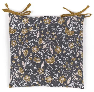 Image de Coussin de chaise Secession, matelassé, coton, 38 x 38 cm