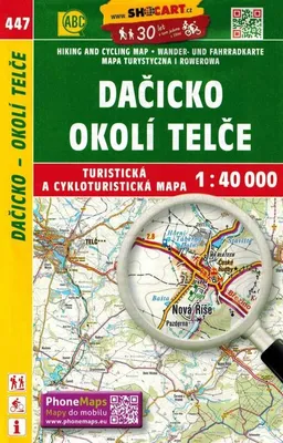 Produktbild von Wanderkarte Tschechien Dacicko, Okoli Telce 1 : 40 000