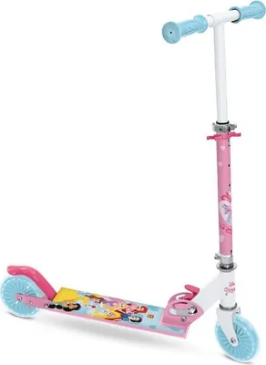 Produktbild von Mondo Toys - Alu Scooter PRINCESS - Kinderfahrzeug aus Aluminium mit 2 Rädern - Regulierbare Handbremse - 28014 MONDO