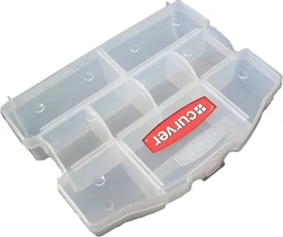 Produktbild von Curver 159400, Aufbewahrungsbox, Durchscheinend, Weiß, Rechteckig, Einfarbig, Drinnen, Weiß