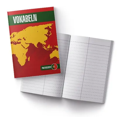 Produktbild von itenga Vokabelheft Portugiesisch DIN A5, 56 Seiten 100g Naturpapier