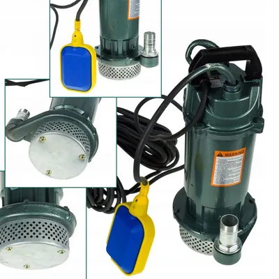 Image de Pompe pour eaux usées Pompe submersible pour eau Pompe de cave pour jardin Etang 1 pouce