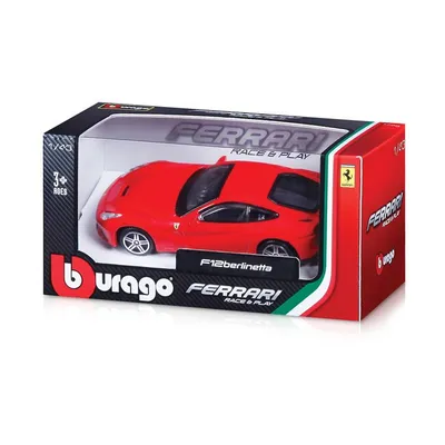 Image de BBURAGO Ferrary R&P 1:43 Modèle réduit de supercar Pré-assemblé