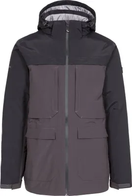 Image de Trespass - Veste imperméable "Heathrack" pour homme TP5250 (XS) (Gris foncé)