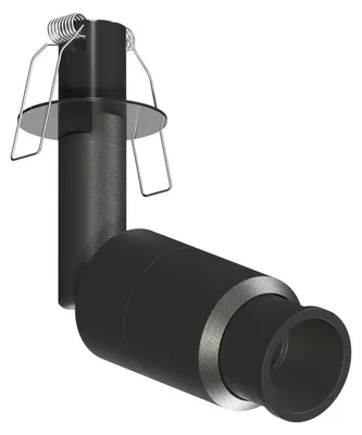 Obrázok produktu pre Vstavaný projektor Mini-LED, mikrozoom, 2 W, uhol 15°–36°, 2700 K, matná čierna, vysoké podanie farieb (CRI > 90) – LED osvetlenie Beneito & Faure