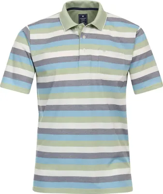 Redmond gestreiftes Polo in grün
