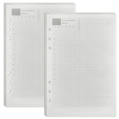 Imagen del producto de Hojas de recambio para listas de tareas, formato A5, 90 hojas/180 páginas, sin fecha, para planificadores