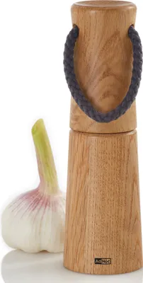 Produktbild von AdHoc MP832 Yaso Pfeffer-/Salzmühle 20 cm – Hochwertiges Keramikmahlwerk, Eichenholz, mit Tragegriff, für Gewürze