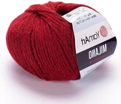 Immagine prodotto di Filato misto alpaca e lana, 50 g, marrone, 500 g