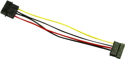 Image de Inter-Tech Adapter 1x Molex -> 1x SATA Power 0,15m