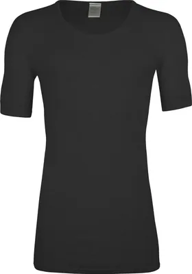 Produktbild von wobera Angora Herren-Unterhemd oder T-Shirt mit halbem Arm oder T-Shirt und 50% Angora/30% Schurwolle/20% Polyamid (Gr. 8/XL, Farbe: schwarz)