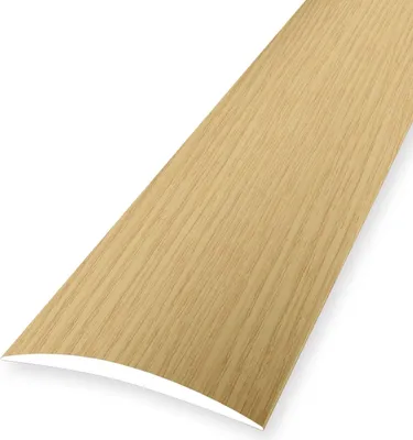 Produktbild von Übergangsschiene 5 x 40 x 2700 mm Übergangsprofil Übergangsleiste Aluminium eloxiert Glatt Selbstklebend Eiche hell Küberit