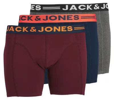 Produktbild von Jack & Jones 12147592_1013_5XL, Unterhosen, Kofferraum, Erwachsener, Männlich, Blau, Burgund, 5XL