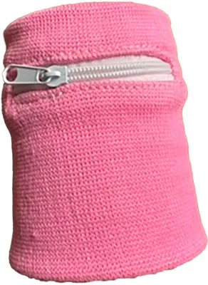 Produktbild von CHPN - Schweißband - Armband - Handgelenk und Schweißband - Mit Reißverschluss - Sport- und Fitnessband - 8 x 8 CM - Rosa