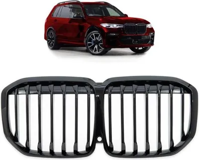 Produktbild von Sport Kühlergrill schwarz hochglanz auch Kamera passt passend für BMW X7 G07