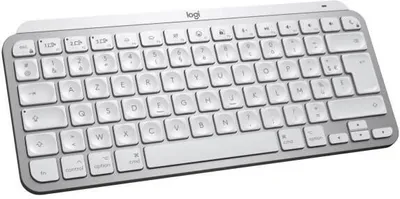Obrázek produktu pro Bezdrátová klávesnice Logitech MX Keys Mini, AZERTY, podsvícení, Bluetooth, pro Mac, světle šedá, kompaktní