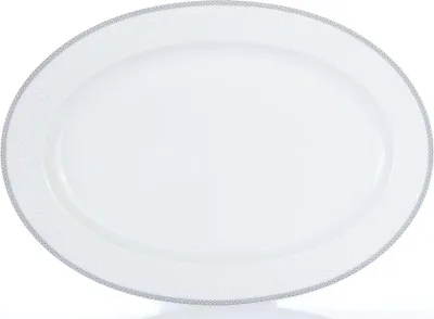 Produktbild von Thun 1794 Opal, ovale Schale, tschechisches Porzellan, 36 cm, Spitze, grau, Thun,