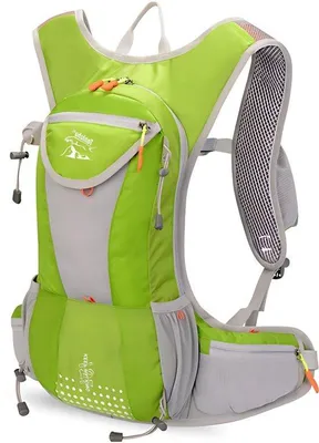 Image de CarryQuest® - Sac à dos de vélo pour hydratation, polyester, vert