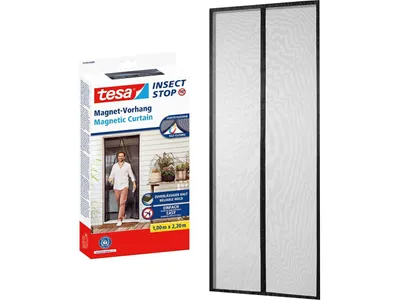 Produktbild von Kurtyna przeciw owadom TESA Insect Stop (55394-00000-00), 100 x 220 cm, antracyt