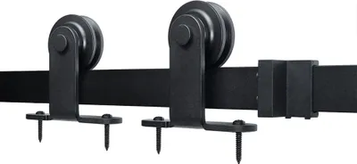 Produktbild von 200cm Schiebetürsystem Set Schiebetürbeschlag Holzschiebetür  Eisen