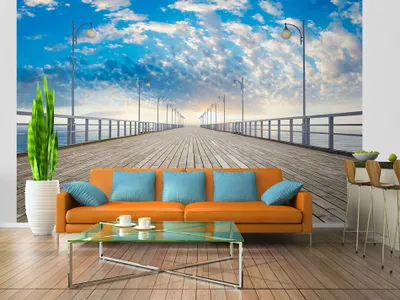 Produktbild von Vlies Fototapete 350x256 cm Tapeten Wandtapete XXL Himmel Meer c-A-0056-a-c