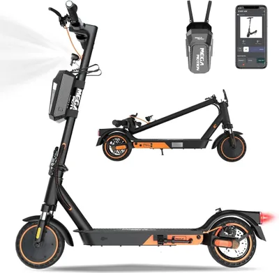 Produktbild von MEGA MOTION Elektroscooter E-Scooter mit Straßenzulassung ABE 8.5 Zoll Elektroroller mit Tasche, 20KM/H ,400W, APP, 7,8AH,faltbar,Duales Bremsen