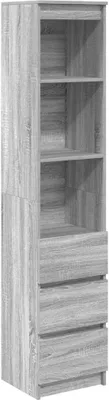 Obrázok produktu pre Highboard Grey Sonoma 37,5x35x180 cm Engineered Wood