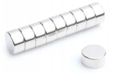 Immagine prodotto di Magnete al neodimio cilindrico MW 10x5 mm N38 100 pezzi