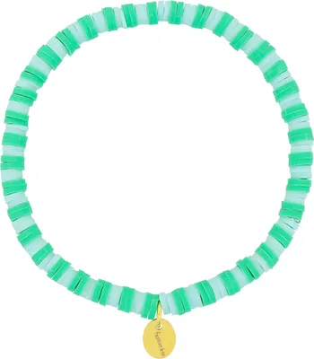 Produktbild von Fashionbox Armband Metall 17cm grün 449060020