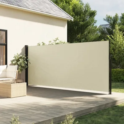 Produktbild von Seitenmarkise Ausziehbar Creme 180x600 cm - Sonnensegel 4004535