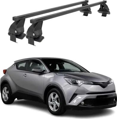 Obrázok produktu pre Základňa strešného nosiča Menabo pre Toyota C-HR mk2 2023-2025 oceľová čierna 2ks