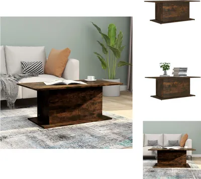 Obrázok produktu pre vidaXL Konferenčný stolík údený dub 102x55,5x40 cm materiál na báze dreva - Konferenčné stolíky