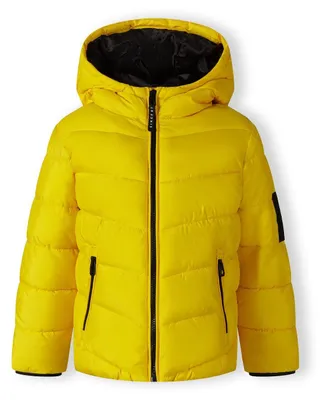 Minoti Steppjacke Gelb für Jungen, Vorderansicht