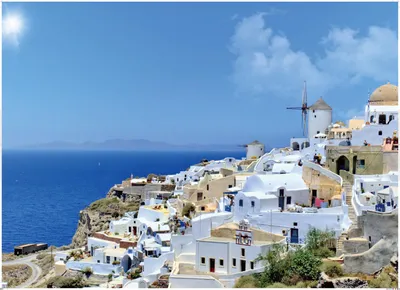 Produktbild von PUZZLE 1000 Teile Insel Santorini GRIECHENLAND